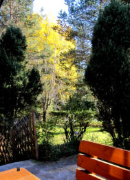 Herbst - Blick von der Terrasse